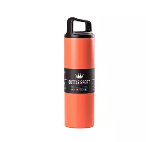 Термос Bottle Sport 500 мл з ручкою, помаранчевий