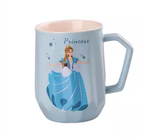 Чашка керамічна 450 мл Принцеса Дісней, блакитний