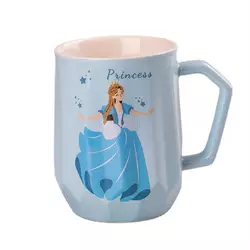Чашка керамічна 450 мл Принцеса Дісней, блакитний