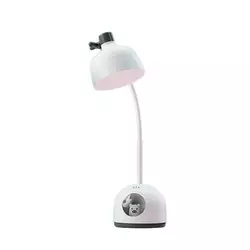 Лампа настільна дитяча з нічником сенсорна акумуляторна, біла