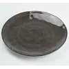 Тарілка сервірувальна керамічна плоска 26 см, коричневий