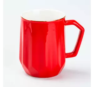 Чашка керамічна Fine Ceramics 400 мл, червоний