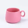 УЦІНКА Чашка з блюдцем в нордичному стилі керамічна 300 мл, рожевий