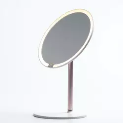 Косметичне дзеркало з LED-підсвіткою сенсорне з регулюванням, білий