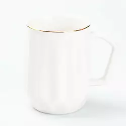 Чашка керамічна Fine Ceramics 400 мл, білий