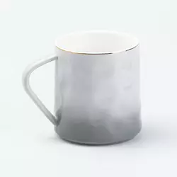Чашка керамічна 400 мл, сірий градієнт