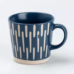 Чашка керамічна у скандинавському стилі 350 мл, синій