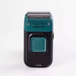 Електробритва-шейвер SOKANY SK-385 чоловіча професійна для сухого гоління, зелений