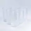 Набір склянок із товстого скла 6 штук по 450 мл, прозорий