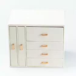 Скринька-органайзер для ювелірних прикрас 23*17,5*26 см, білий