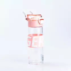 Пляшка для води скляна Cille 460 мл, рожевий