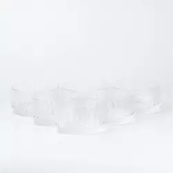 Набір піал скляних Lirmartur 6 шт, прозорий