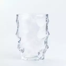 Ваза декоративна Calypso  скляна 24 см, прозора
