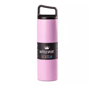 Термос Bottle Sport 500 мл з ручкою, рожевий