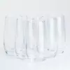 Набір склянок високих 6 штук по 360 мл, прозорий