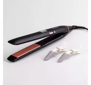 Утюжок для волосся Sokany CL-8288 з дисплеєм та керамічними пластинами, чорний