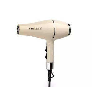 Фен для волосся Sokany SK-14005 з двома насадками, бежевий
