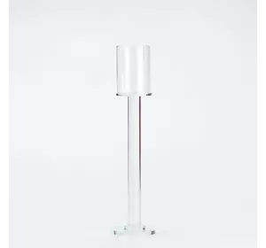 Підсвічник скляний Cylinder на високій ніжці 35.5 см
