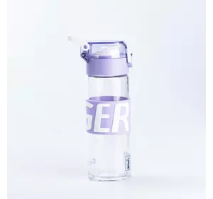 Пляшка для води скляна Cille 460 мл, бузковий