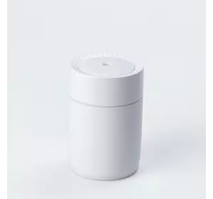 Зволожувач повітря аромадифузор бездротовий 350 мл з підсвічуванням, білий