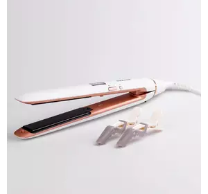 Утюжок для волосся Sokany CL-8288 з дисплеєм і керамічними пластинами, білий