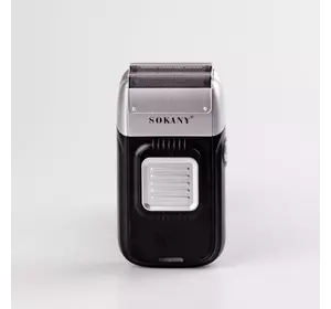 Електробритва-шейвер SOKANY SK-385 чоловіча професійна для сухого гоління, срібло