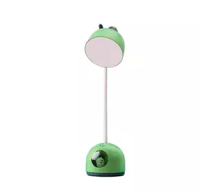 Лампа настільна дитяча з нічником сенсорна акумуляторна, зелена