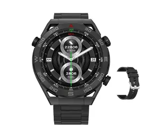 Смарт-годинник SmartX X5Max чоловічий з функцією дзвінка та пульсометром зі змінними ремінцями, чорний