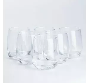 Набір склянок Deli Glassware 6 штук по 350 мл, прозорий