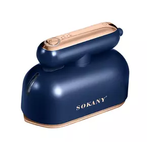 Дорожня праска SOKANY SK-3064 для сухого та вологого прасування, синій