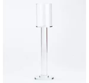 Підсвічник скляний Cylinder на високій ніжці 30.5 см