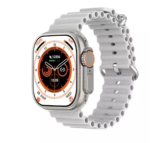 Смарт-годинник водонепроникний SmartX8 Ultra з функцією дзвінка, білий