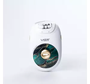 Епілятор жіночий VGR V-706 акумуляторний, малахіт