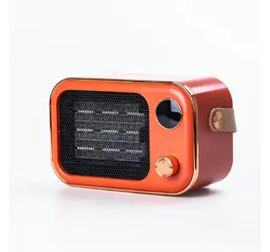 Тепловентилятор портативний 1200 Вт з керамічним нагрівальним елементом, помаранчевий